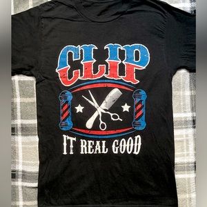 Barber graphic shirt size small